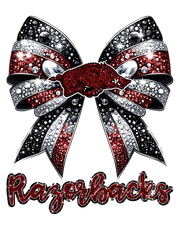 Razorbacks Sparkle Bow Shirt