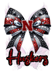 Huskers Football bow Shirt