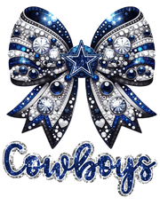 Cowboys sparkle Bow shirt