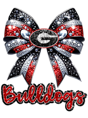 Bulldogs Bow sparkle shirt