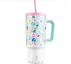 Meoky tumbler 40oz in light colorful