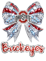 Buckeyes Bow Sparkle Shirt