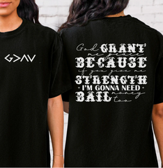 God Grant Me Peace... (Front and Back) shirt