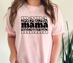 Mama Cowprint (black) shirt