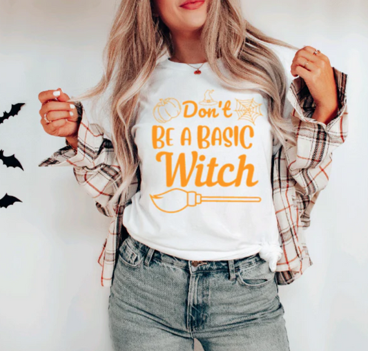 Don't be a basic witch Halloween shirt