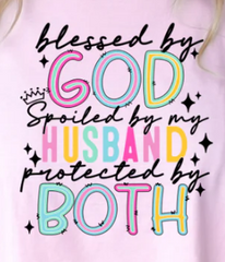 Blessed by God - colorful shirt