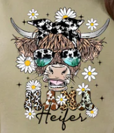 MAMA Heifer Highland cow shirt