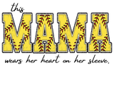 Mama Softball Custom Shirt