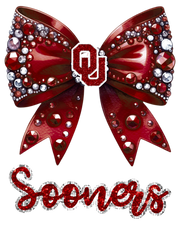 Sooners Sparkle Bow Shirt