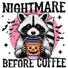 Nightmare before coffee shirt