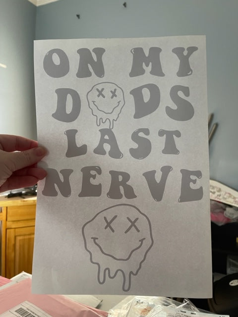 Youth - On My Dad's Last Nerve (Front and Back)