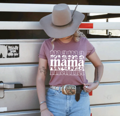 Mama Cowhide Stacked shirt