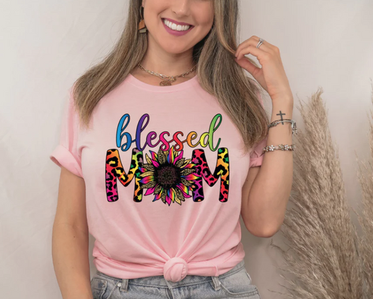 Blessed Mom - Colorful SHirt